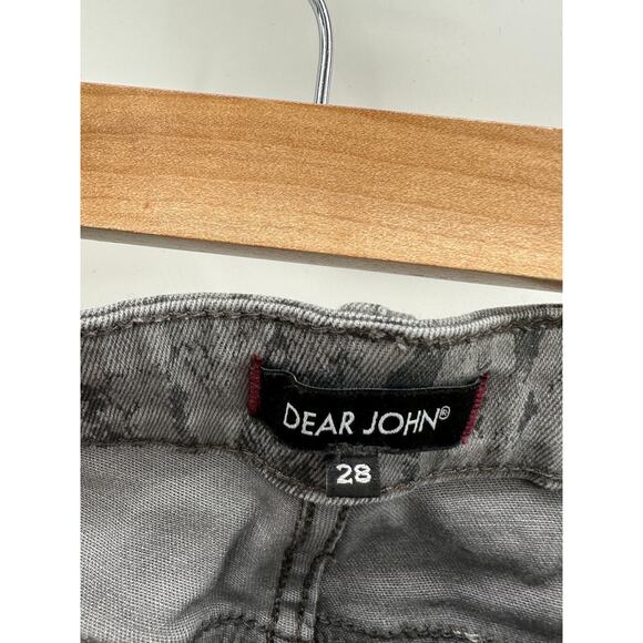 Dear John Gisele Grey Printed High Waisted Skinny Jeans Women's Size 28 - Picture 5 of 11